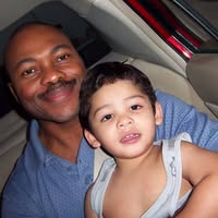 Jerome Johnson and child